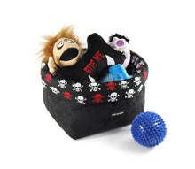 Load image into Gallery viewer, KvK Toy Box - Skull basket for dog toys
