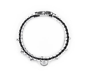 Trendy wickerwork collar - Skull